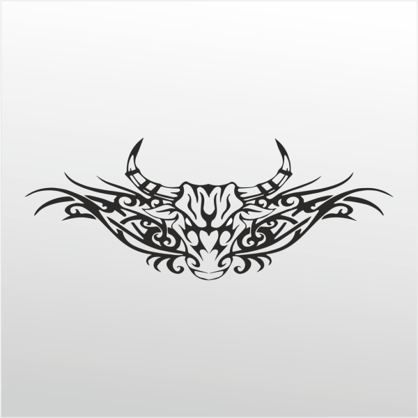 Folyo Sticker Boğa Deseni