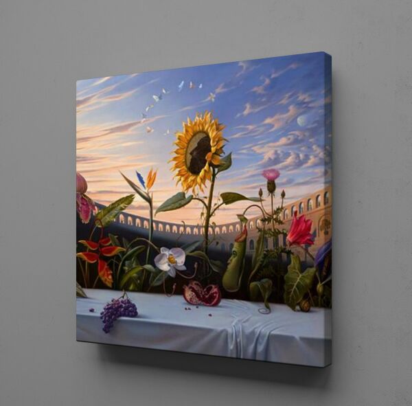 ÇİÇEKLER KANVAS TABLO