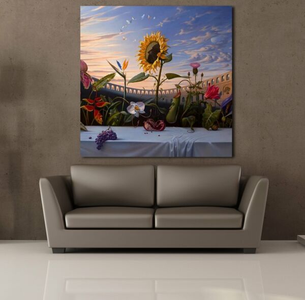 ÇİÇEKLER KANVAS TABLO