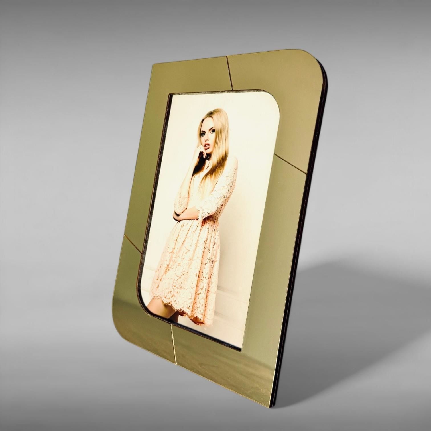 Gold Aynalı Resim Çerçeve 10x15