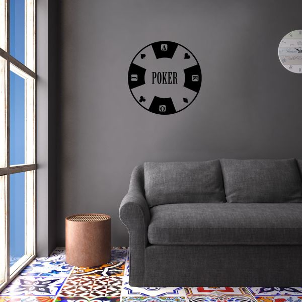 POKER KAĞIDI FOLYO STİCKER