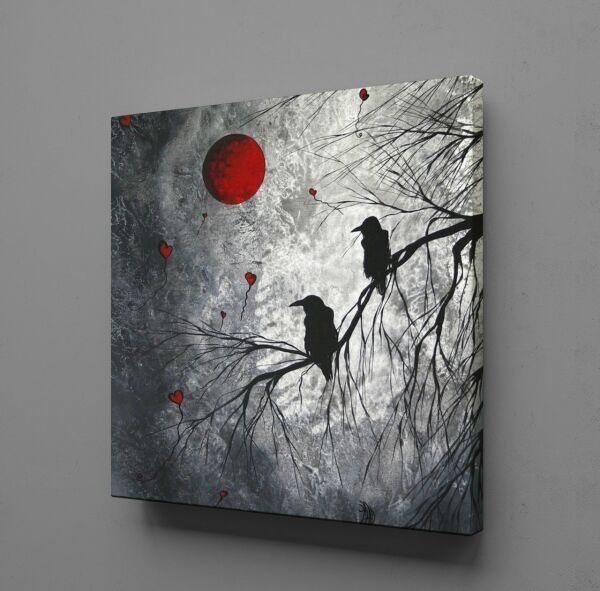 YAĞLI BOYA KARGA KANVAS TABLO