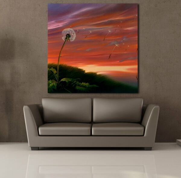 KARAHİNDİBA KANVAS TABLO