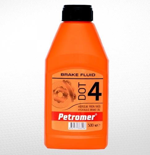 PETROMER HİDROLİK FREN YAĞI DOT-4 (500ml)