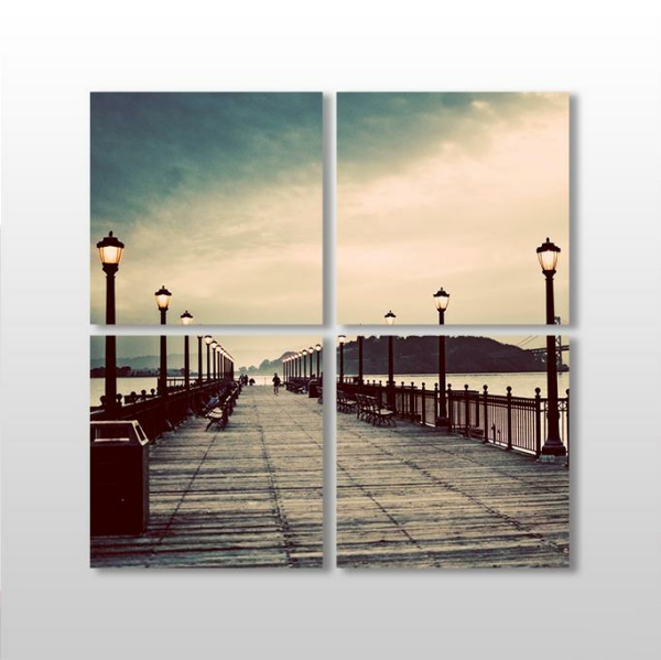 İskele Kanvas Tablo