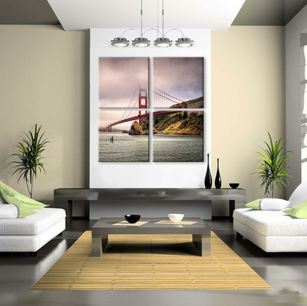 Köprü Manzara Kanvas Tablo