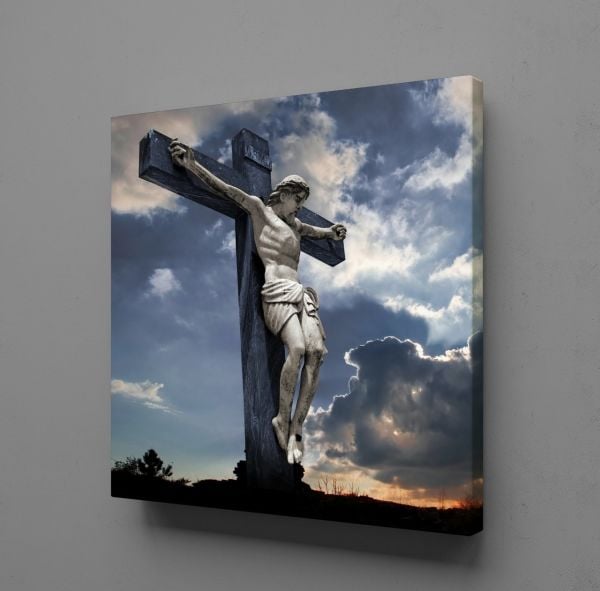 HZ.İSA HEYKELİ KANVAS TABLO
