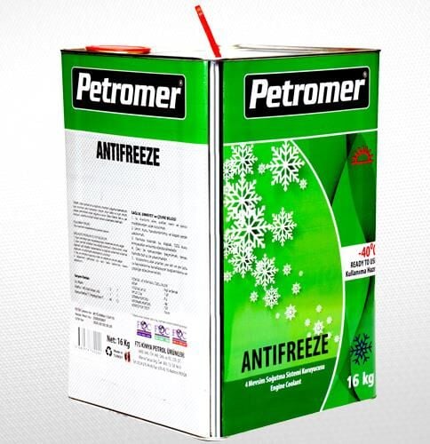 PETROMER ANTİFRİZ HAZIR 16 KG SOĞUTMA SİSTEMİ KORUYUCUSU