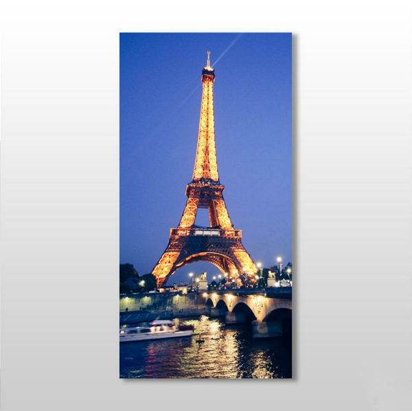 Eyfel Kulesi Gece Kanvas Tablo