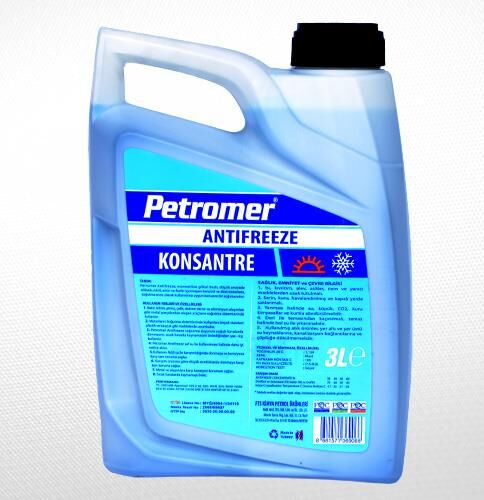 PETROMER ANTİFRİZ KONSANTRE 3 LT SOĞUTMA SİSTEMİ KORUYUCUSU