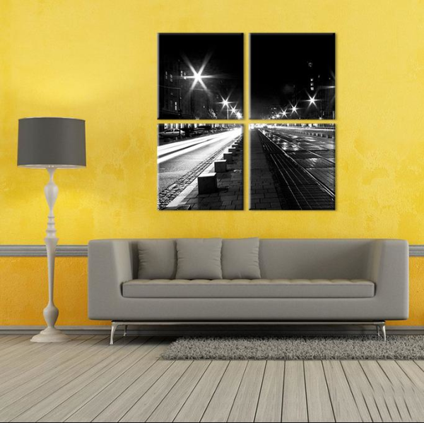 Sokak Lambaları Kanvas Tablo