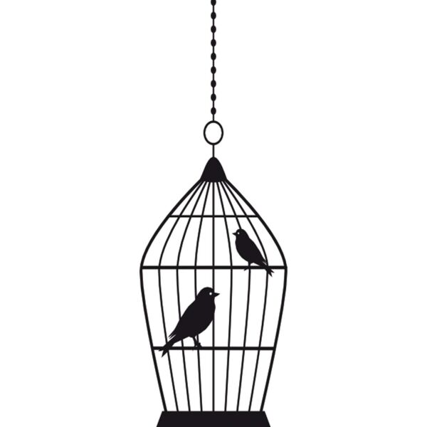 Folyo Sticker Kuş Kafesi ADKPQUY759