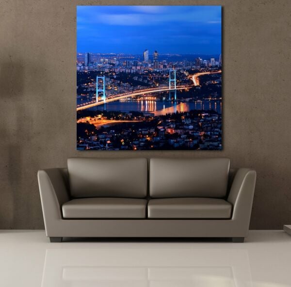 İSTANBUL IŞIKLAR KANVAS TABLO