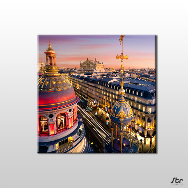 Çin Şehir Manzara Kanvas Tablo