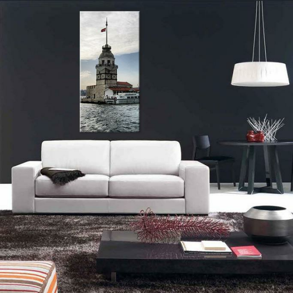 İstanbul Kız Kulesi Kanvas Tablo