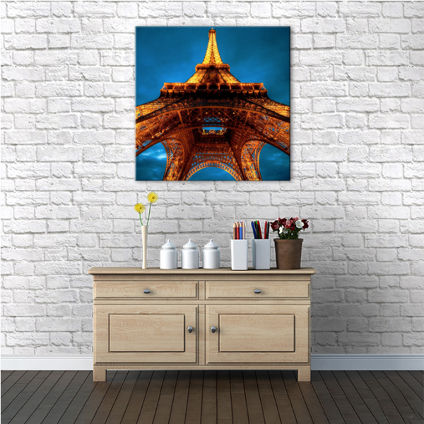 Eyfel Kulesi Gece  Kanvas Tablo