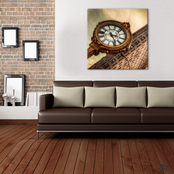 Gold Saat Kulesi Kanvas Tablo