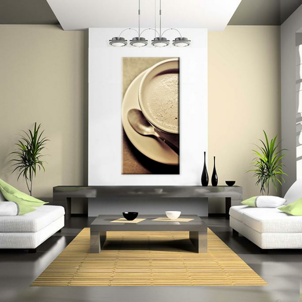 Fincan Ve Kahve Kanvas Tablo