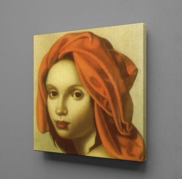 AL YAZMALI KADIN KANVAS TABLO