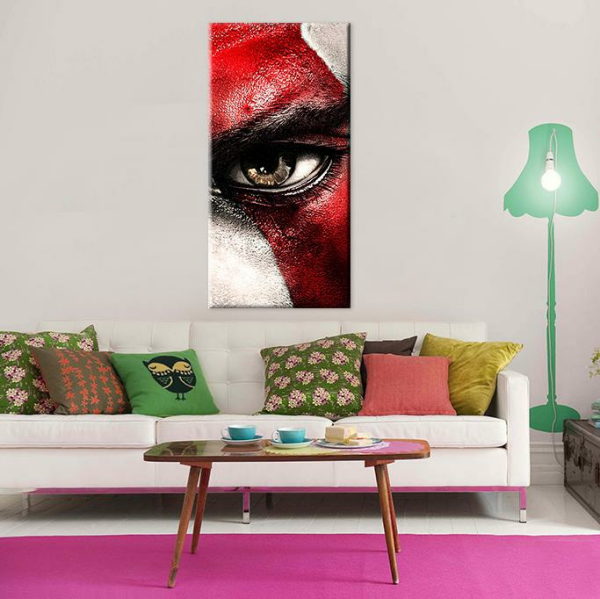 Tek Göz Kanvas Tablo