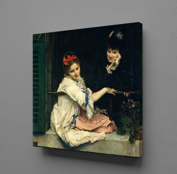 FRANSIZ KADINLARI KANVAS TABLO