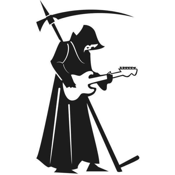 GİTAR ÇALAN AZRAİL FOLYO STİCKER