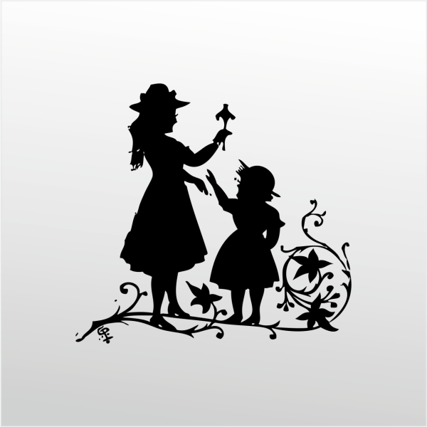 Folyo Sticker Anne Ve Kızı
