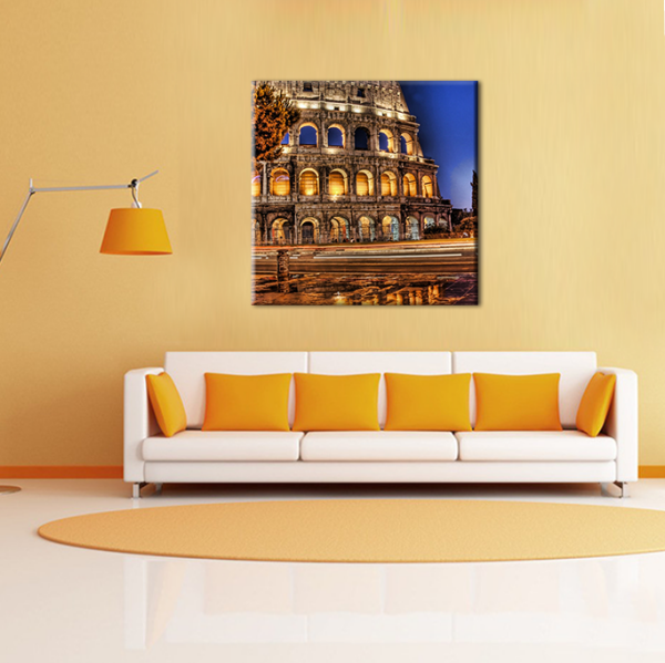 İtalya Tarihi Manzara Kanvas Tablo
