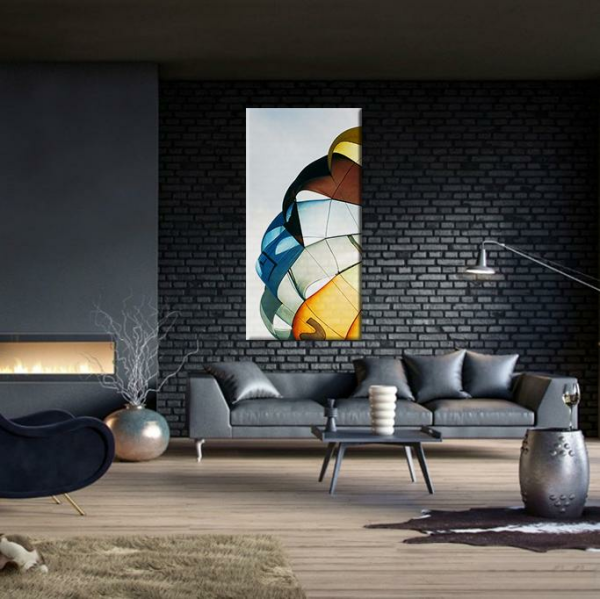 Paraşüt Zeplin Kanvas Tablo