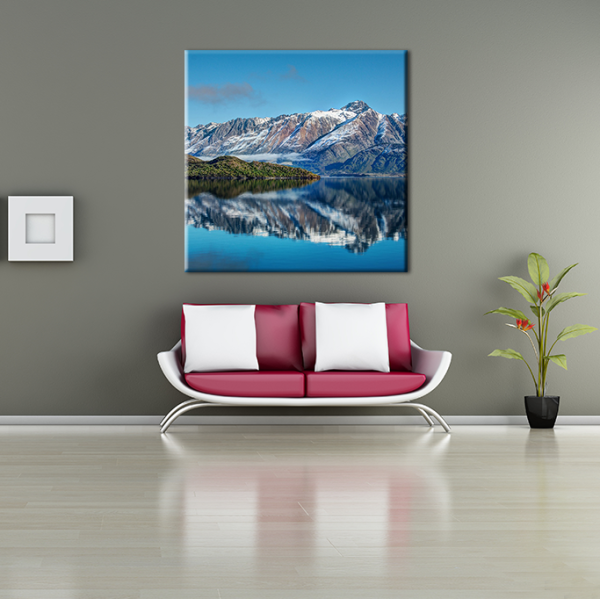 Karlı Dağlar Kanvas Tablo