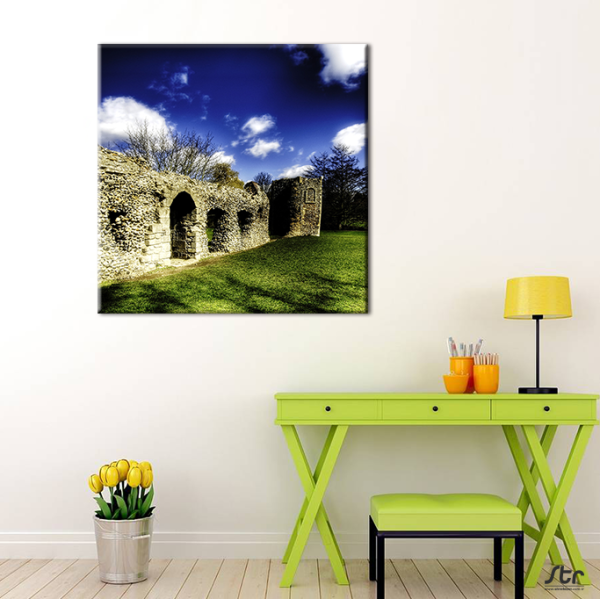 Mavi Ve Yeşil Kanvas Tablo