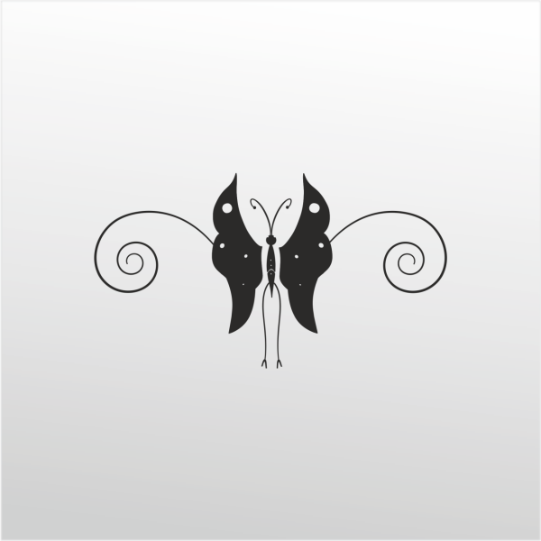 Folyo Sticker Arı Kelebek