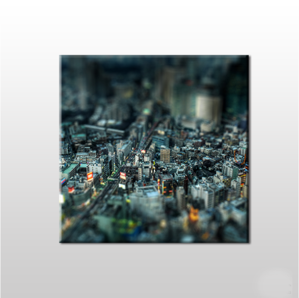 Minyatür Şehir Kanvas Tablo