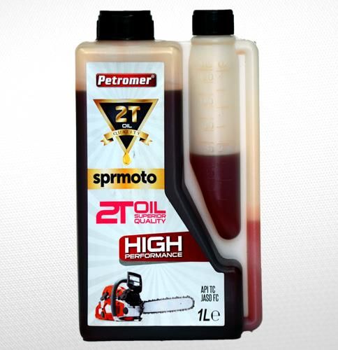 PETROMER SPRMOTO 2T ÇİFT KAPAKLI 2 ZAMANLI (1 LİTRE) MOTOSİKLET YAĞI