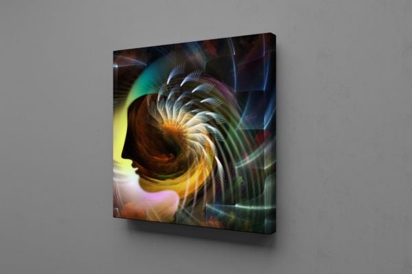 RENK KARTELASI KARE KANVAS TABLO