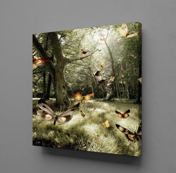 KELEBEKLER KANVAS TABLO