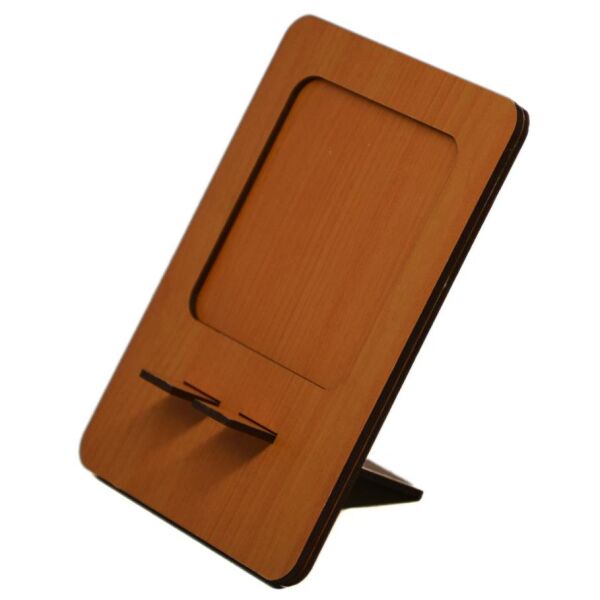 RESİM ÇERÇEVE AHŞAP RENK TELEFON TUTUCU