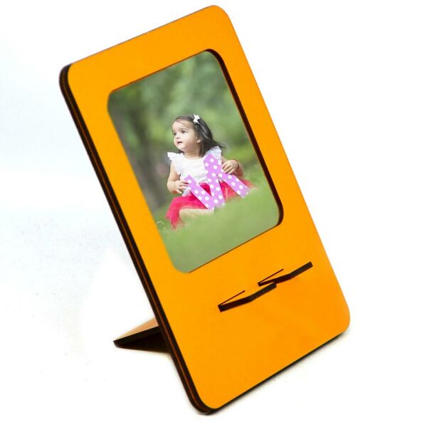 RESİM ÇERÇEVE TURUNCU TELEFON TUTUCU