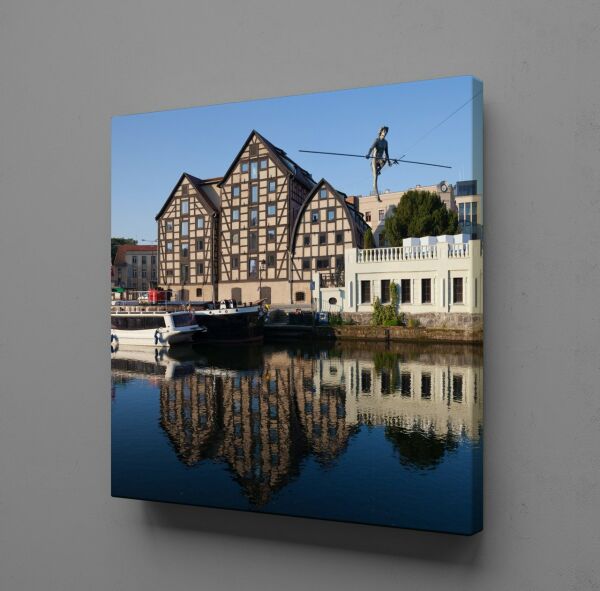 DENİZ KENARI MANZARASI KANVAS TABLO