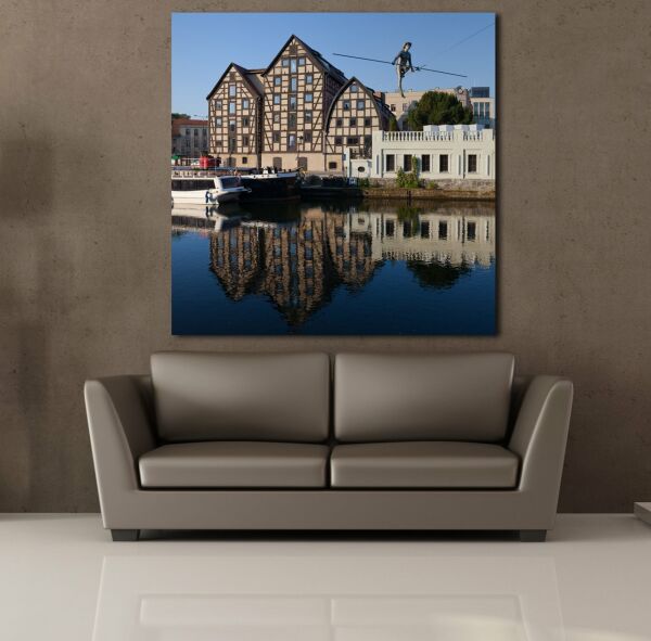 DENİZ KENARI MANZARASI KANVAS TABLO