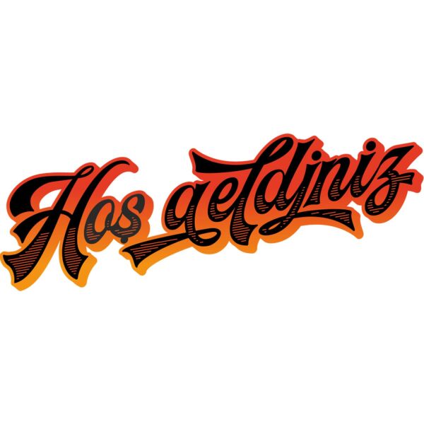 HOŞGELDİNİZ FOLYO STİCKER