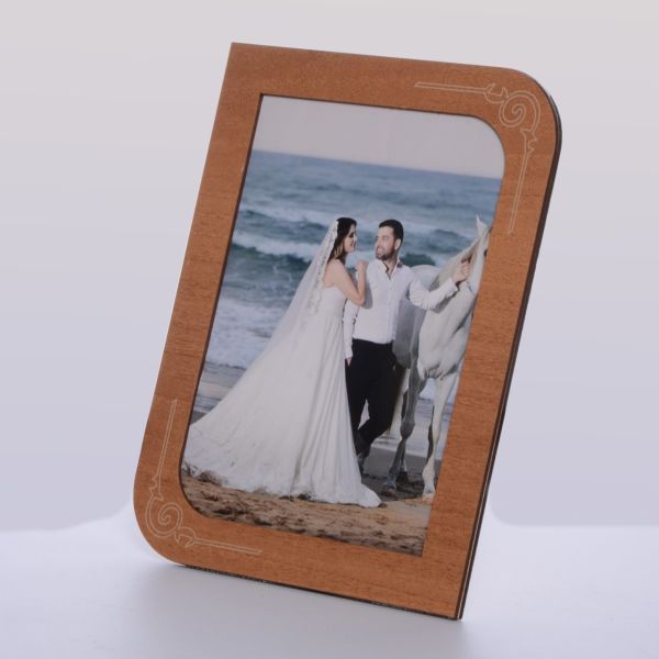 AHŞAP HİSAR CEVİZ RENK RESİM ÇERÇEVE 15*21