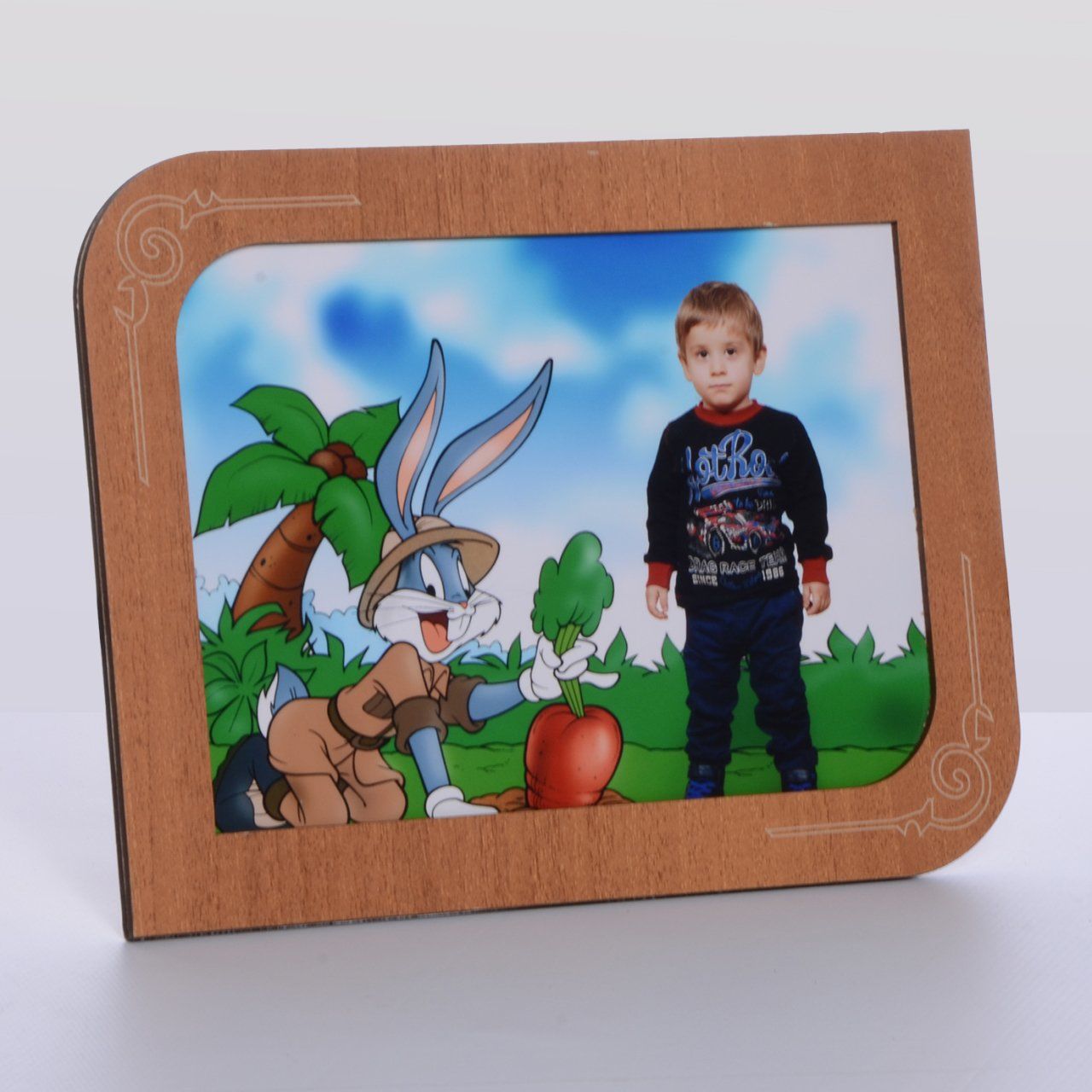 AHŞAP HİSAR CEVİZ RENK RESİM ÇERÇEVE 15*21