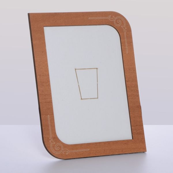 AHŞAP HİSAR CEVİZ RENK RESİM ÇERÇEVE 15*21