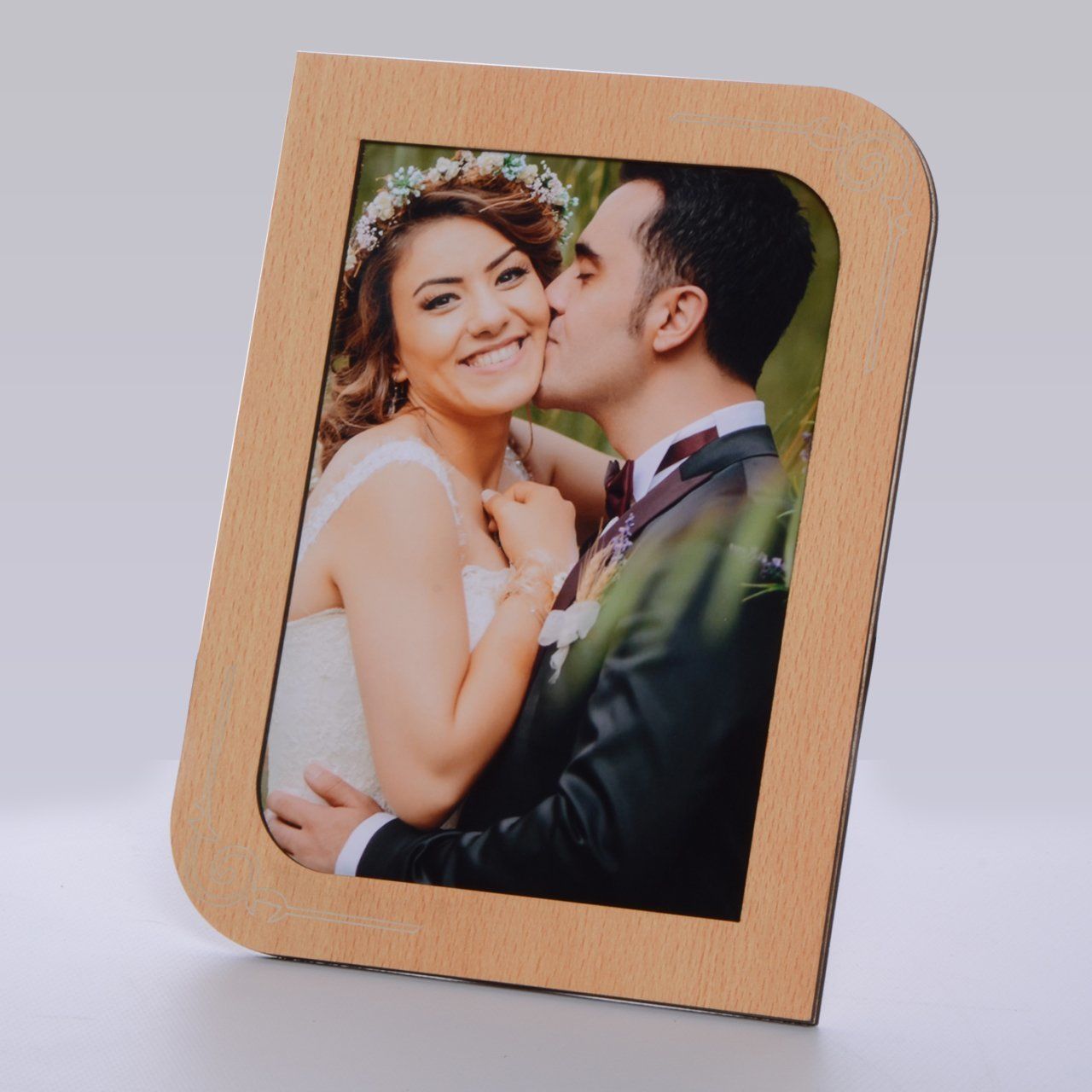 AHŞAP KAYIN RENK RESİM ÇERÇEVE 10x15