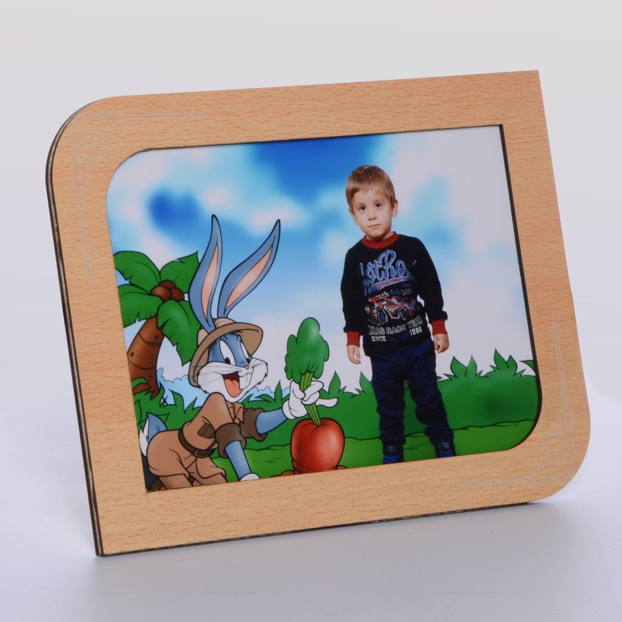 AHŞAP KAYIN RENK RESİM ÇERÇEVE 10x15