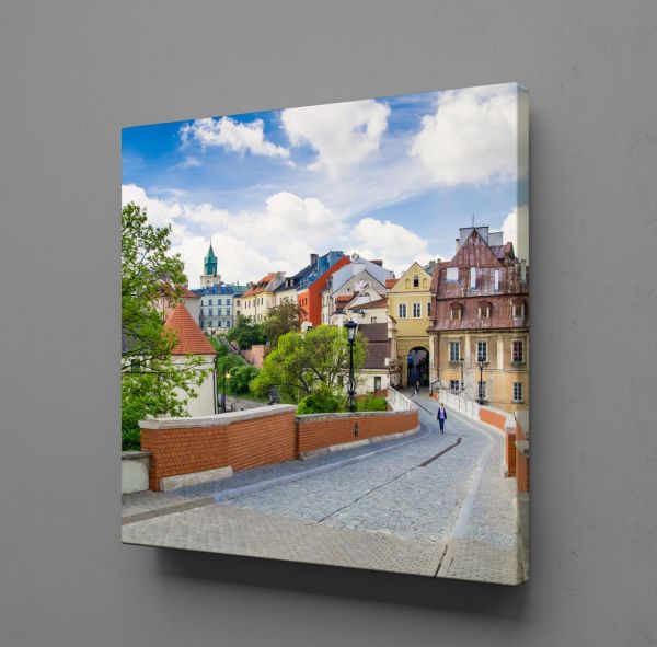 LEHÇE EVLERİ KANVAS TABLO