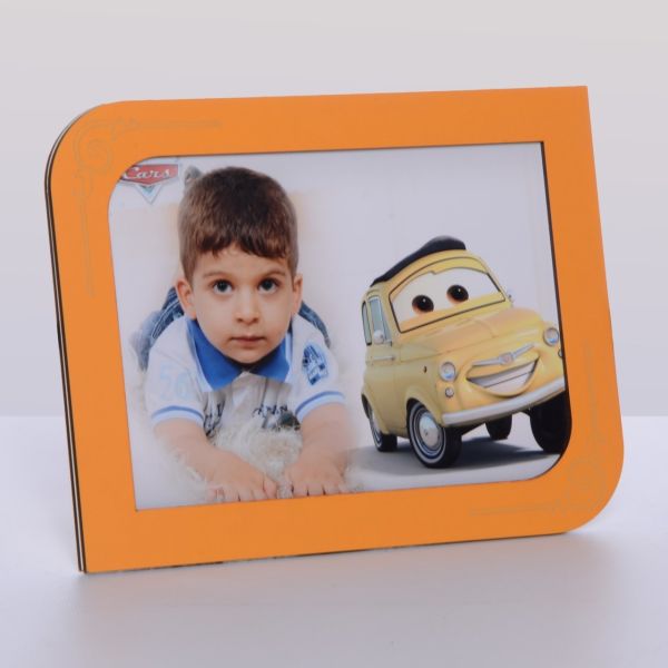 AHŞAP TURUNCU RENK RESİM ÇERÇEVE 10x15