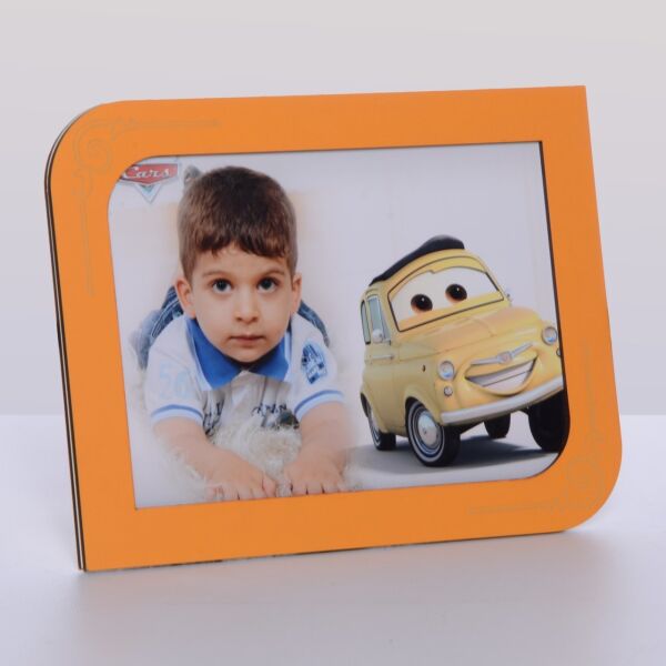 AHŞAP TURUNCU RENK RESİM ÇERÇEVE 10x15