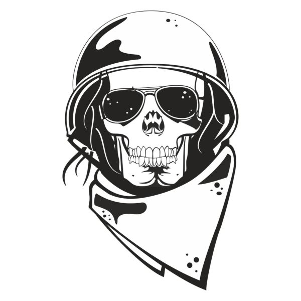 KURU KAFA FOLYO STİCKER